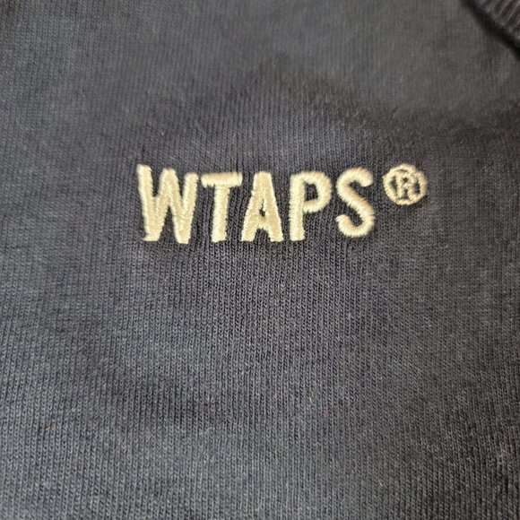 New Balance x WTAPS TC Jersey Long Sleeve T-shirt Men's Size Small MT01606 Blue - Picture 3 of 12